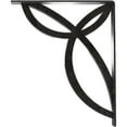 thumbnail image 4 of Ekena Millwork 2"W x 12"D x 15"H Versailles Wrought Iron Bracket, (Triple center brace), Antiqued Pewter, 4 of 7