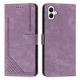 thumbnail image 2 of Feishell for Samsung Galaxy A04E Flip Wallet Phone Case,Durable PU Leather Flip Kickstand Shockproof TPU Inner Shell Magnetic Clasp Folio Card Pocket Phone Case with Wrist Strap,Purple, 2 of 12