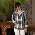 thumbnail image 6 of Woven-Block Oversized Shirt, 6 of 8