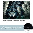 thumbnail image 2 of Wolf Non-Slip Machine Washable Polyester Kitchen Mat Indoor Rug Kitchen Rug, 2 of 6