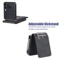 thumbnail image 4 of Allytech Case for Samsung Galaxy Z Flip 4 2022, Z Flip 4 Case with Card Holder Premium PU Leather Flip Wallet Shockproof Case for Samsung Z Flip 4, Black, 4 of 6