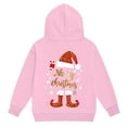 thumbnail image 5 of Staki Christmas Graphic Hoodies Girl Christmas Sweatshirt Casual Pullover Tops Kids Ugly Christmas Hoodies(Pink,8-10 Years), 5 of 7