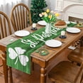 thumbnail image 4 of Kitchen Utensils Qwtwty St. Patrick's Day Flower Table Runner Holiday Party Kitchen Living Room Decorative Tablecloth Linen Printed Coffee Table Cloth, 4 of 8