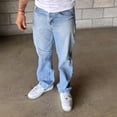 thumbnail image 2 of Jeans Recto de Mezclilla SAVI JEANS  Azul Claro de Hombre, 2 of 6