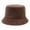 Coffee, variant on Colorful Fisherman Hat Wide Stripe Corduroy Fashionable Sun Hat For Large Head Size Stylish Streetwear Cap