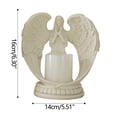 thumbnail image 2 of YOHAVEN Angel Candlestick Figurine, Romantic Tabletop Decor for Weddings Church Living Room Anniversary Birthday Holiday Ornament, 2 of 3