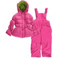 thumbnail image 2 of Pink Platinum Girls 2T-4T Polka Dot Snowsuit Set(Pink 2T), 2 of 4