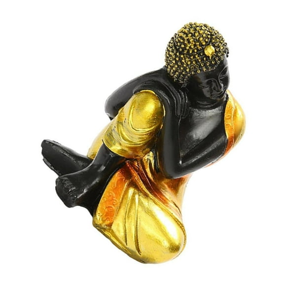 bedienty Buddha figure Ornament Indian Buddha Statue to right Decor Figurine the Face