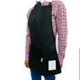 thumbnail image 2 of Delantal ajustable con pechera resistente al agua y al aceite para chef, delantales de cocina con bolsillos para hombres y mujeres, color negro, 2 of 8