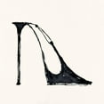 thumbnail image 3 of Marrott, Stephanie 12x12 Black Modern Framed Museum Art Print Titled - New Shoes II, 3 of 5
