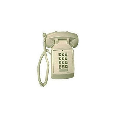Ivory Telephone - Cortelco 250009-VBA-20M Desk Phone With Volume Control - Ivory