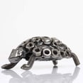 thumbnail image 2 of Kalifano RMS-200T-N 2 in. Turtle Recycled Metal Sculpture, 2 of 4