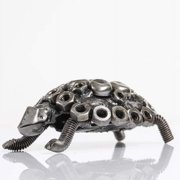 Kalifano RMS-200T-N 2 in. Turtle Recycled Metal Sculpture
