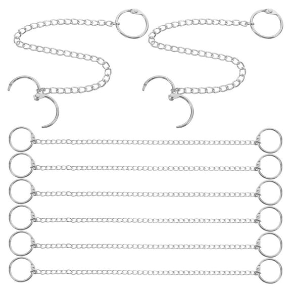 10 Pcs Stained Glass Window Hanging Chain Stainless Steel Hanging Chain Window Art Decor Garden Patio Outdoor Decorative Hanging Chain