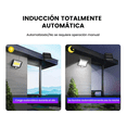 thumbnail image 4 of Lámpara Solar Exterior Pared Sensor 2pc 100led 3modos+remoto Color Negro, 4 of 5