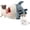 Blue, variant on Shark Cat Bed, Cute Shark Shaped Cat Cave Bed, Soft Plush Winter Pet Hideout for Cats & Small Dogs