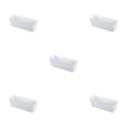 thumbnail image 1 of Ounissouiy Maceta duradera para flores, hierbas y verduras, jardinera suculenta, caja de jardinera, ligera y portátil, Universal, blanca S Type2 NO2, 1 of 6