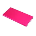 thumbnail image 4 of Drhotdeal 20000mah Double USB Ultra Thin Portable External Battery Charger Power Bank for Mobile Cell Phone iPhone, HotPink, 4 of 4