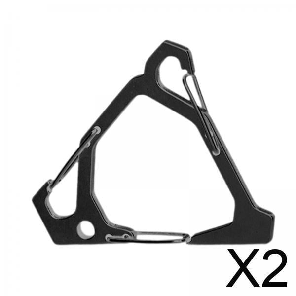 gancho para acampar al aire libre,Gancho de acero inoxidable para exteriores multifuncional,Gancho triangular portátil para acampar,Colgador de luz para tienda de campaña Ganchos para