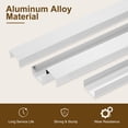 thumbnail image 4 of 4pack 18" Cabinet Edge Protectors for 13/16" Kitchen Cabinets Frame, Grey, 4 of 7