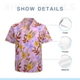 thumbnail image 7 of High Quality Hawaiian Shirts for Men Short Sleeve Aloha Beach Shirt Floral Summer Casual Button Down Shirts Blouses 8PREDL, 7 of 7