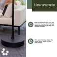 thumbnail image 3 of Tierra Verde 14.75" x 3.6" H Round Umbrella Base, Low Profile Easy-Fill Stand, Black, 3 of 7