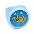 thumbnail image 2 of ED SPELDY EAST OR032-7 Ring  Crab  Blue with Blue Background  Size 7, 2 of 4