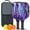 Black-1, variant on Pickleball Paddles Set Of 2, Fiberglass Surface, Liquid & Marble Print, 4 Balls & Bag