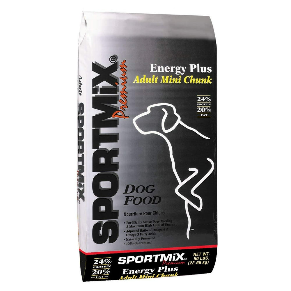 SportMix Adult Mini Chunk Dry Dog Food Energy Plus, 50 Lb
