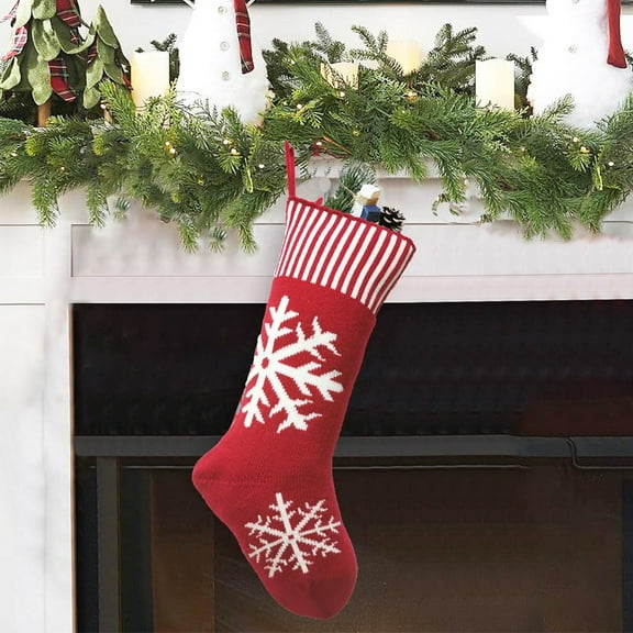 Wancir Vintage Santa Claus Stockings Hanging Stocking Retro Santa Merry Christmas Favor Treat Stocking Fireplace Ornament for Holiday Xmas Tree Decoration Gift