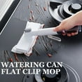 thumbnail image 4 of Mini Cleaning Mop - Handheld Small Mop | Compact Wet Dry Absorbent Tool for Kitchen, Bathroom, Tableware, Glass, Desk, Car, , Corners, Living Room, Ofic,White, 4 of 9