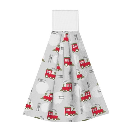 

Bixox Trains Print Hand Towels for Bathroom Kitchen Fingertip Towel Fast Drying Washcloth for Bathroom Kitchen Home Decor