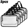thumbnail image 1 of 10/1pcs Transparent PVC Storage Bags Reusable Large Toy Building Blocks Travel Cosmetics Craft Supply Handbag Container Zipper, 1 of 7