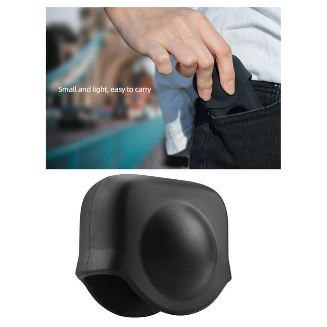 Funda protectora de lente de cámara panorámica de silicona ligera portátil a prueba de polvo para accesorios de cámara de deportes X2 Soledad estuche de lentes con funda de silicona