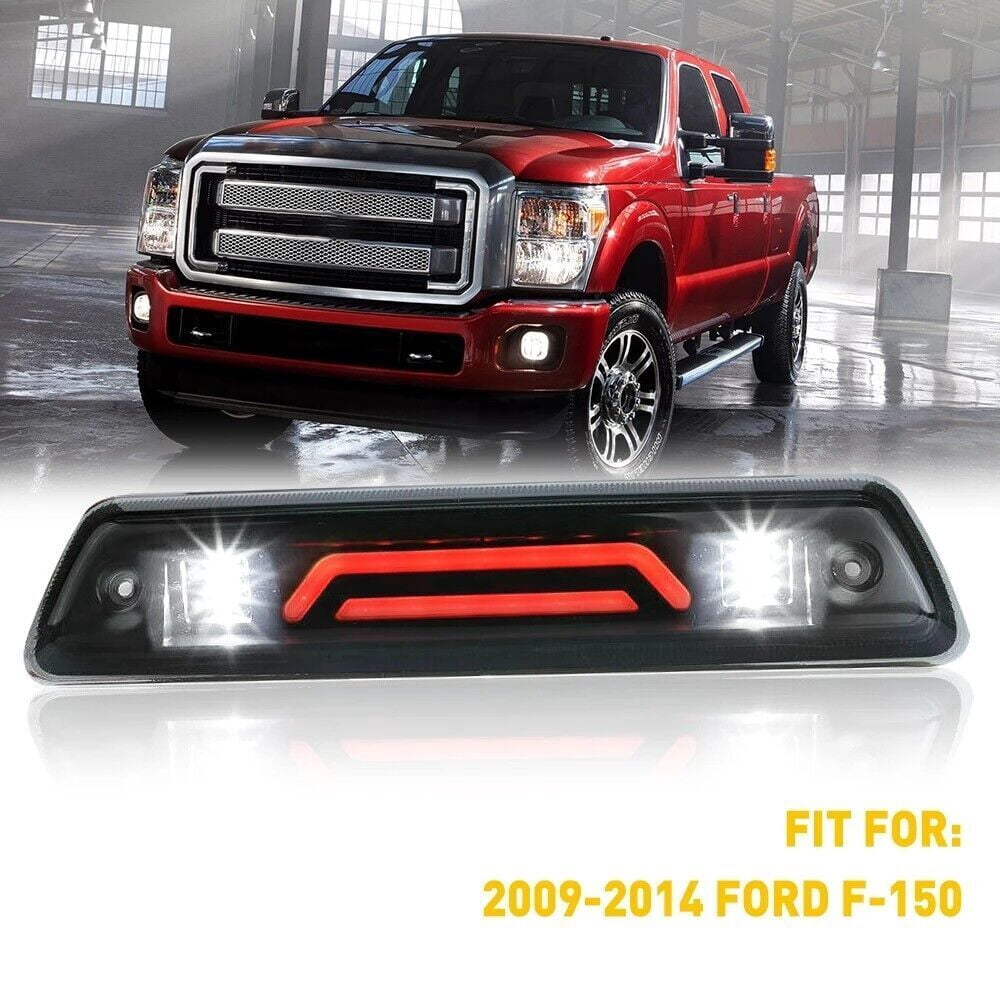 For 09-14 FORD F150 3rd Third Brake Light LED Smoke Rear Reverse Tail Cargo Lamp
