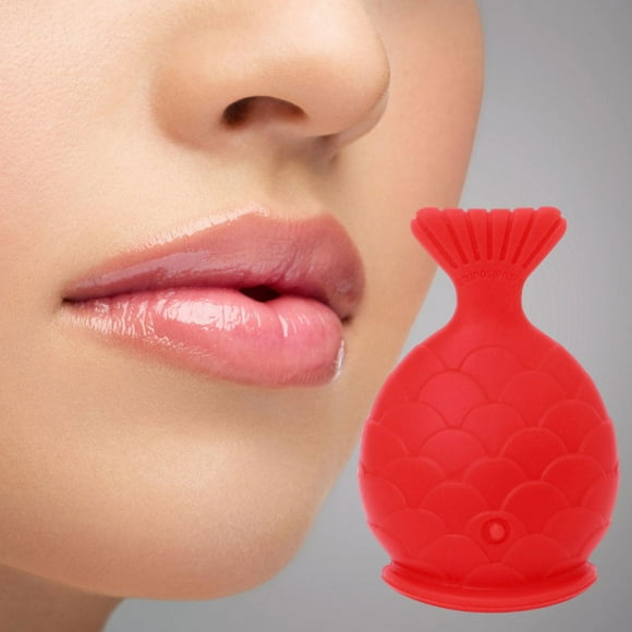 Pimple Extractor Fish Shaped Lip Quick Lip Plumper Tool Lip Plumper Device Lip Enhancer Plumper Device Portable Lip Plumper Silicone Fille