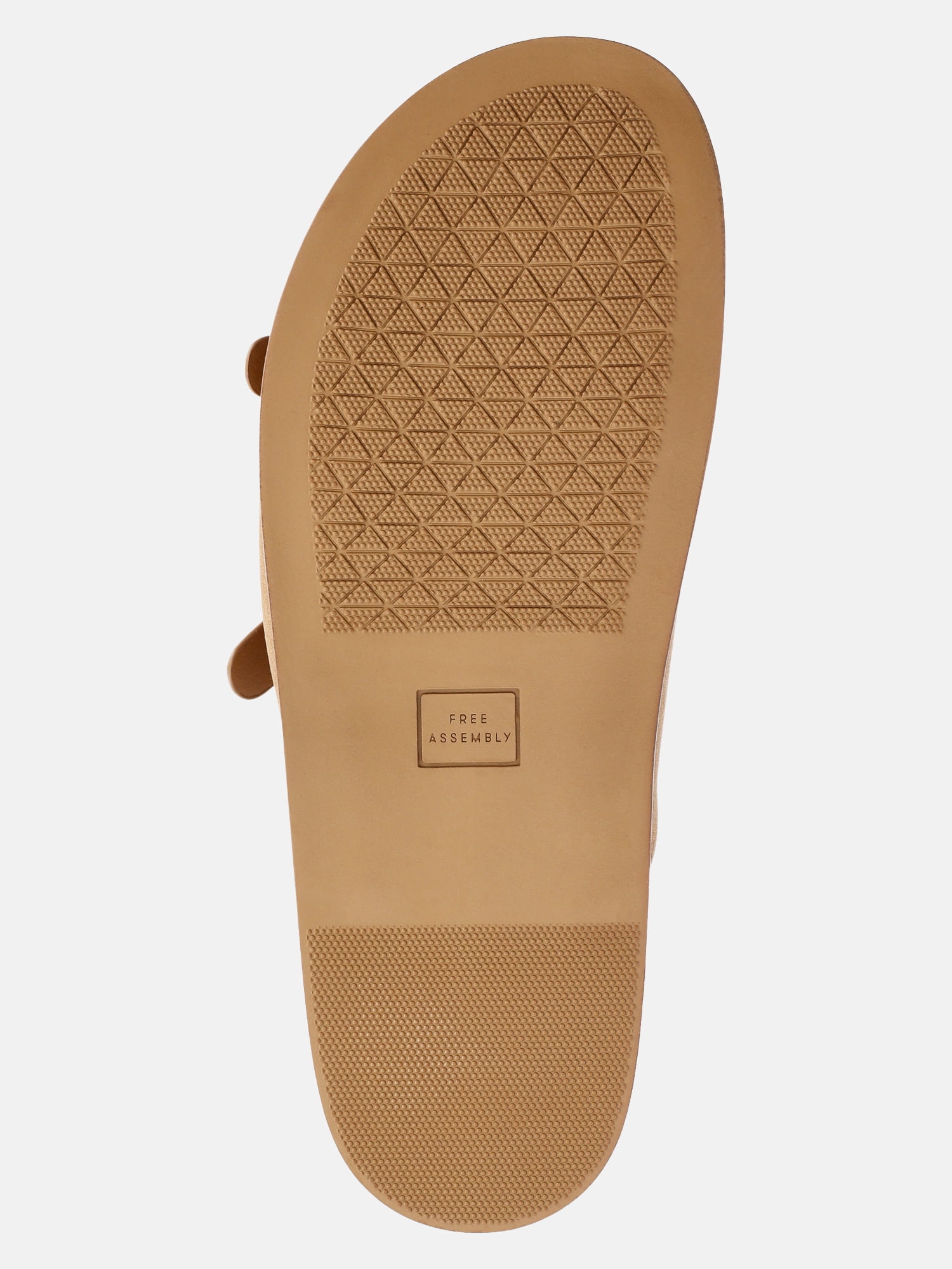 Free Assembly Women's Double Strap Footbed Slide Sandals