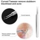 thumbnail image 3 of 2 piezas de herramienta para quitar puntos negros, extractor de comedones, pinzas para eliminar el acné, herramienta de maquillaje de acero inoxidable de 8,7 cm, 3 of 7