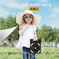 thumbnail image 5 of HYEASTR Solar Portable Rechargeable LED Lantern Camping Fan with Light, 4 Speeds, Timer, Power Bank - Black, 5 of 8