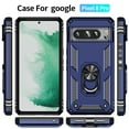 thumbnail image 7 of Dteck for Google Pixel 8 Pro Case with Screen Protector, Rotated Ring Kickstand Military Grade Drop Protection Shockproof Rugged Case for Google Pixel 8 Pro,Blue, 7 of 7