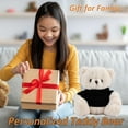 thumbnail image 6 of Customized Gifts for Women/ Men Teddy Bear with Custom Photo Text, Personalized Teddy Bear for Family/ Friends, Impressive Gifts for Christmas Valentines Day Birthday, 8 inch-Photo Text, 6 of 6