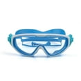 thumbnail image 1 of Kids Goggles Kids Swimming，Wide Vision Goggles with Ear Plugs-Blue, 1 of 5