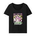thumbnail image 1 of Camiseta de moda jinwen para mujer cuello redondo verano M, 1 of 7