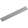 thumbnail image 1 of Tuberías de fibra de carbono Uxcell, 500 mm x 8 mm x 6 mm, tubería hueca envuelta en carbono 4 piezas, 1 of 6