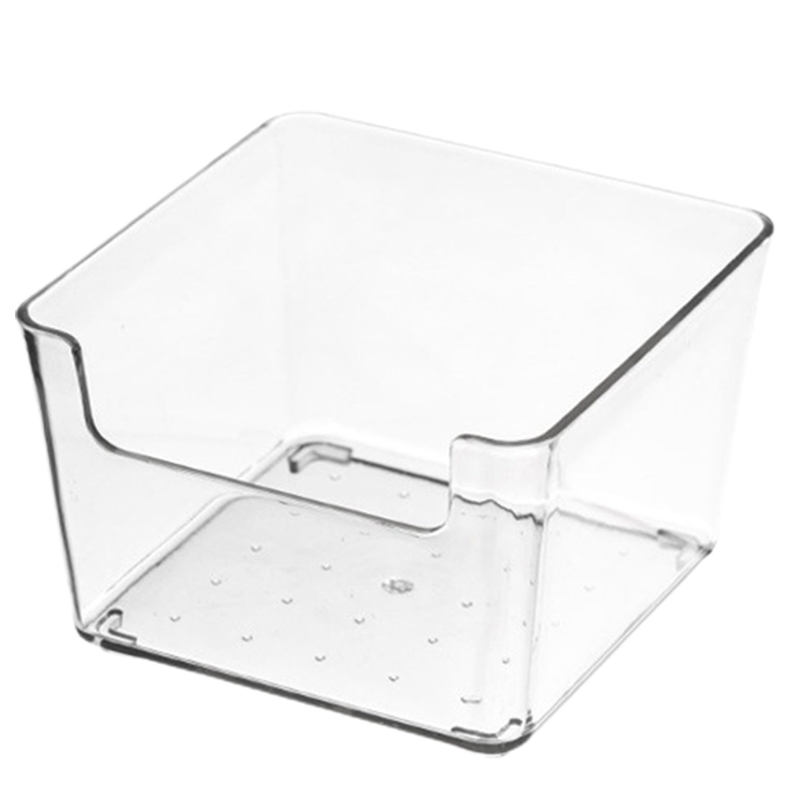 Desk Drawer Clear Organiser Trays Plastic Storage Boxes Divider Small Box
