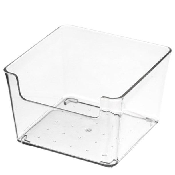 Desk Drawer Clear Organiser Trays Plastic Storage Boxes Divider Small