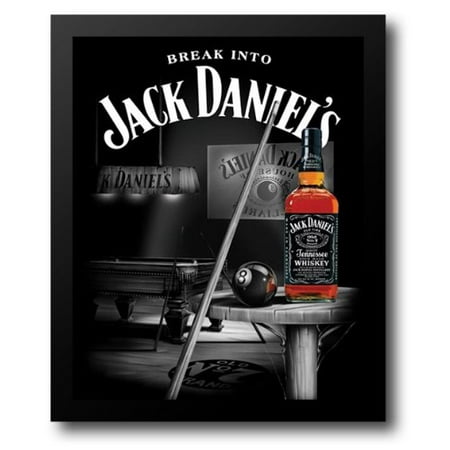 - Jack Daniel's (Pool Room) 20x24 Framed Art Print