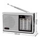thumbnail image 2 of Radio de banda completa de mano USB recargable FM AM SW Dispositivos de altavoz retro, 2 of 6
