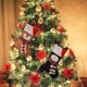thumbnail image 2 of Paquete de 3 medias navideñas para perros y gatos, medias navideñas de terciopelo con patrón 3D para perros y gatos, bolsa de regalo grande para colgar en la chimenea para decoración de fiestas navide, 2 of 5