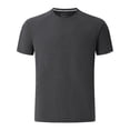 thumbnail image 5 of WERYOUNG Men's T-Shirts Casual Short Sleeve T Shirt Crew Neck Raglan Sleeve Tee Holiday Celebration Cozy Tops, 5 of 6
